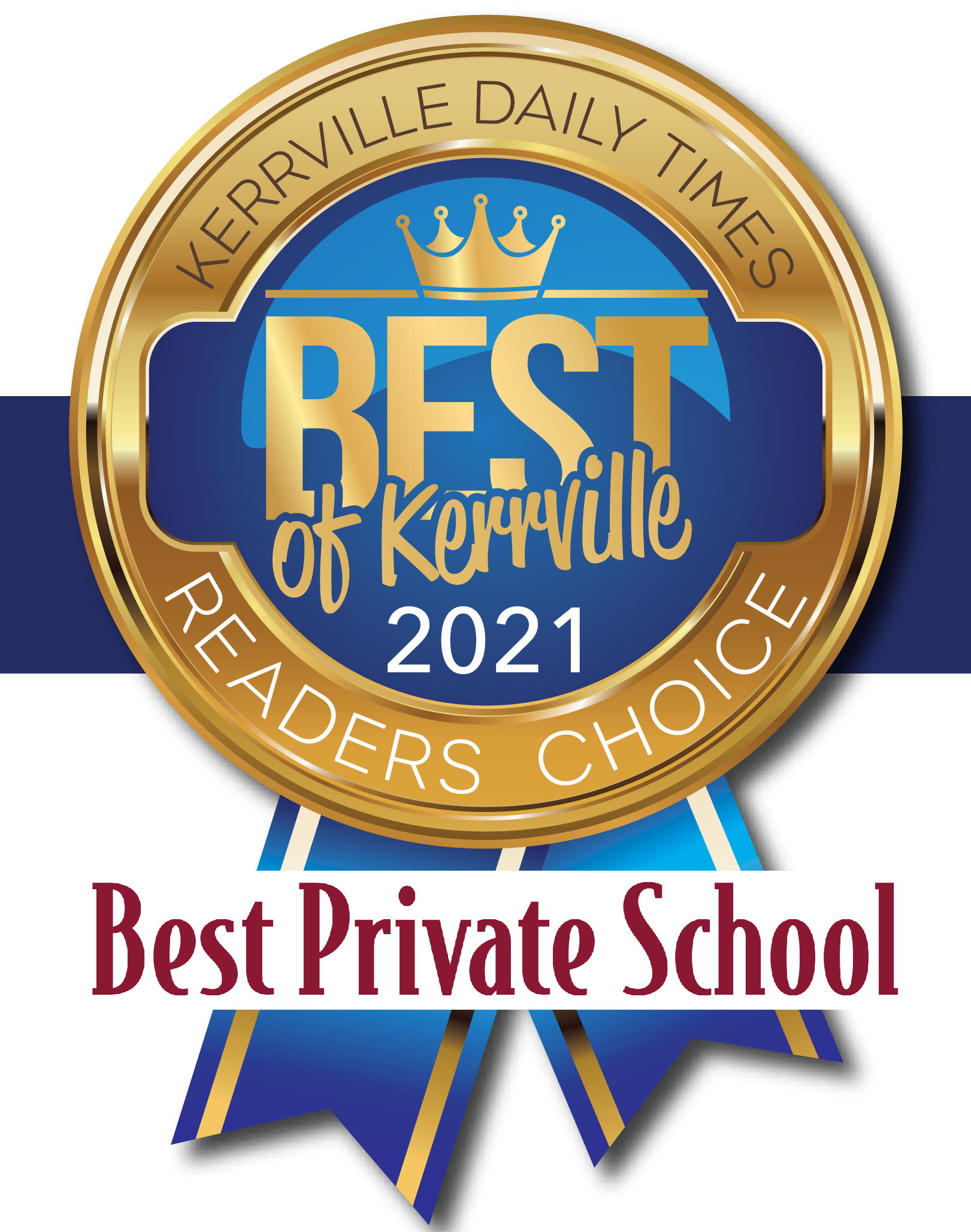 2021 Best Private School Ribbon Photo